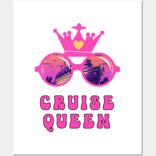 Fun Cruise Queen Cruise Vacation Posters and Art